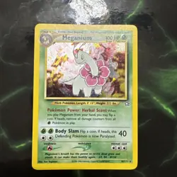 Meganium 10/111 Holo Rare 2000 Neo Genesis Pokemon Card 1 - Image 1