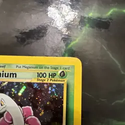 Meganium 10/111 Holo Rare 2000 Neo Genesis Pokemon Card 1 - Image 4