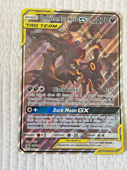 Pokemon TCG JumboCard - Umbreon & Darkrai GX 2020 SM241 Promo Card Dark Moon GX - Image 2