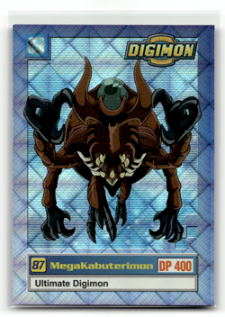 Digimon - MegaKabuterimon U8 - Foil Chase Card - Animated Series Upper Deck - Image 1