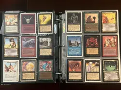Big Old! Vintage Magic Gathering 1008 Cards Collection Binder Alpha Mtg Lot - Image 3