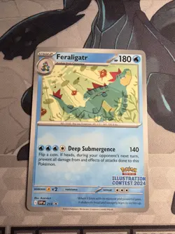 Feraligatr - 213 (Illustration Contest 2024) 213 Sv Scarlet Violet Promo Card - Image 1