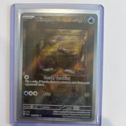Pokemon TCG Wimpod 191/182 Sv04: Paradox Rift Holo Illustration Rare Card - Image 1