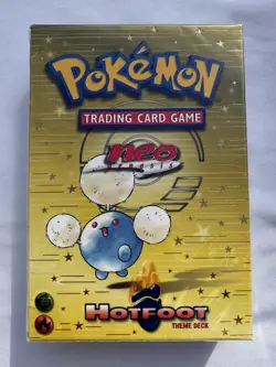 Pokemon Card Neo Genesis Hotfoot Theme Deck WOTC 2000 - Factory Sealed - Image 1