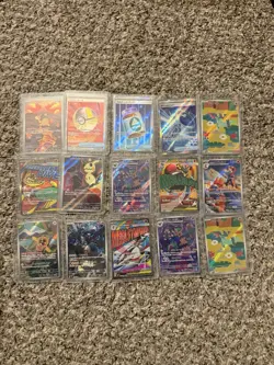 Pokemon TCG 15 Card Lot of Full Arts Mega Dream Japanese NM - Image 1