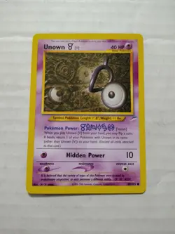 UNOWN V 89/105 - Neo Destiny - 1995-2000 - VINTAGE WotC Pokemon CARD - - Image 1