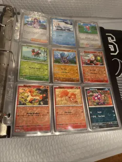 Pokemon Card Binder Card Collection lot of 225 different holos either reverse - Image 4