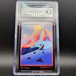 Snow Covered Mountain MTG SLD Secret Lair Foil Etched #328 - CGC 9.5 - Image 5