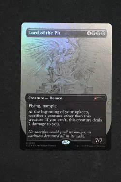 Lord of the Pit - SKETCH FOIL Magic The Gathering Kieran Yanner Secret Lair 0893 - Image 1