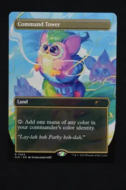 Command Tower 7064 Furby: Doo-Ay Noo-lah Regular Secret Lair Drop SLD MTG Magic - Image 1