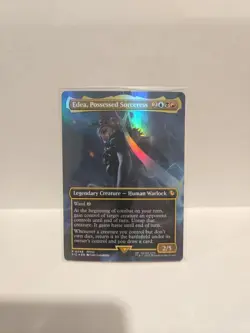 Edea, Possessed Sorceress (Borderless) Commander: Final Fantasy Foil Near Mint - Image 1