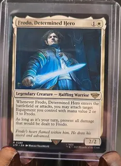 Frodo, Determined Hero The Lord of the Rings MTG Regular Near Mint - Image 3