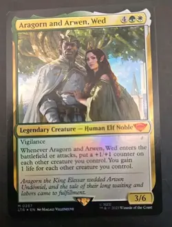 MTG Aragorn and Arwen, Wed The Lord of the Rings: Tales of Middle-Earth NM - Image 1