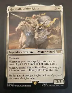 Gandalf, White Rider Universes Beyond: the Lord of the Rings Near Mint - Image 1