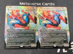 Magic MTG Spectacular Spider-Man R 0014 Foil Borderless Marvel Spider-Man Lot*2 - Image 1