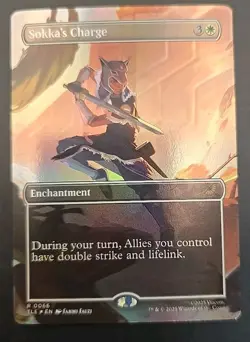Sokka's Charge (Borderless) Avatar: The Last Airbender MTG Foil Near Mint - Image 1
