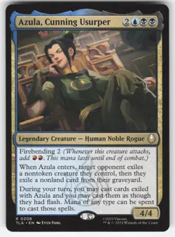 Azula, Cunning Usurper 208 R MTG Avatar: The Last Airbender NM - Image 1