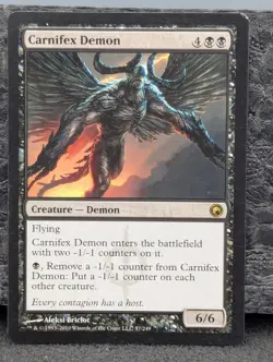 LP - Carnifex Demon - Scars of Mirrodin - Magic the Gathering Lightly Played ENG - Image 1
