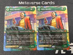 Magic MTG Miles Morales M 0200 Borderless Marvel Spider-Man Lot*2 - Image 1
