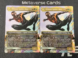 Magic MTG Miles Morales M 0200 Borderless Marvel Spider-Man Lot*2 - Image 2