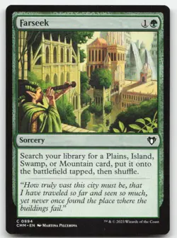 MTG Commander Masters #894 Farseek NM - Image 1
