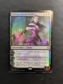 FOIL Liliana, Death Wielder Amonkhet AKH MTG 275 -MP/HP - Image 1