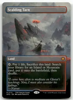 Scalding Tarn (Borderless) #112 MTG Special Guests SPG NM X1 - Image 1