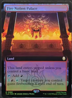 Fire Nation Palace #389 Avatar: The Last Airbender Extended Art Foil Rare - Image 1
