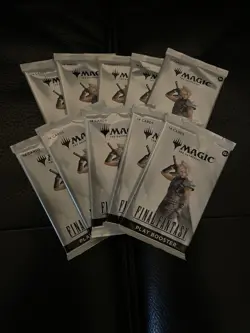 Lot Of 10 Magic The Gathering Final Fantasy Play Boosters - Image 1