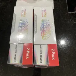 Pokemon TCG Prismatic Evolutions ETB with Booster Bundle Costco 2-Pack SEALED - Image 3