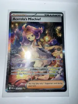 Pokemon TCG Mega Evolutions Acerola’s Mischief SIR 183/132 Near Mint - Image 2