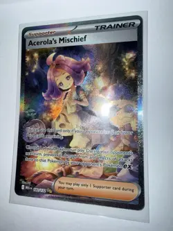 Pokemon TCG Mega Evolutions Acerola’s Mischief SIR 183/132 Near Mint - Image 5