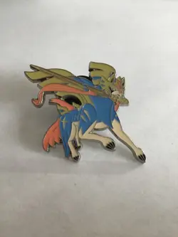 Pokemon TCG True Steel Collection Box Zacian Collector's Pin - Image 1