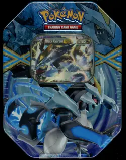 Pokemon Factory Sealed 2013 Black Kyurem EX Black & White Tin Plasma Storm Pack - Image 1