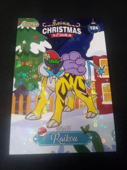 Pokemon 2024 Peru DKV Collectoons Christmas Set #124 Raikou Holo US Seller - Image 1