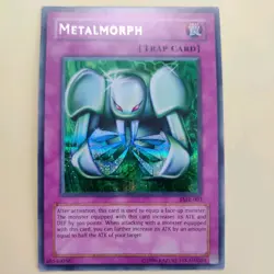 2002 Yu-GI-Oh! Forbidden Memories Metalmorph FMR-003 Secret Rare Promo! LP - Image 1