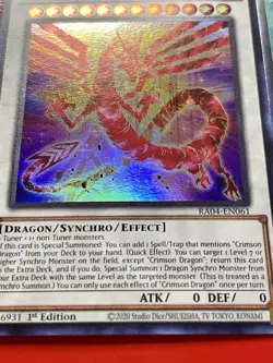 Crimson Dragon + Synchro Rumble + Snake-Eyes Vengeance Dragon | YuGiOh! - Image 2