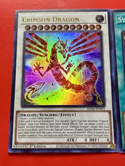Crimson Dragon + Synchro Rumble + Snake-Eyes Vengeance Dragon | YuGiOh! - Image 3