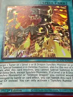 Crimson Dragon + Synchro Rumble + Snake-Eyes Vengeance Dragon | YuGiOh! - Image 4