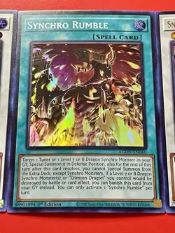 Crimson Dragon + Synchro Rumble + Snake-Eyes Vengeance Dragon | YuGiOh! - Image 5