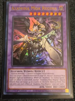 x1 Azamina Moa Regina - ROTA-EN033 - Ultra Rare - 1st Edition Yu-Gi-Oh! M/NM - Image 1