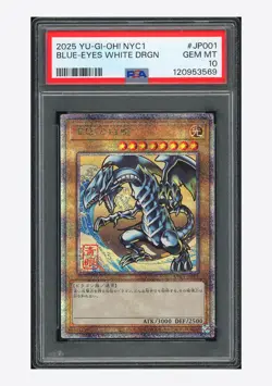 Yu-Gi-Oh PSA 10 Blue-Eyes White Dragon 2025 NYC1-JP001 Japanese - Image 1