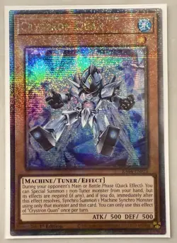 Crystron Quan 1st Edition Quarter Century Secret Rare RA04-EN021 Yu-Gi-Oh! - Image 1