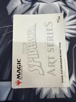Venom Art Series Card 12/54 Evil Unleashed - Magic MTG Marvel's Spider-Man - Image 2