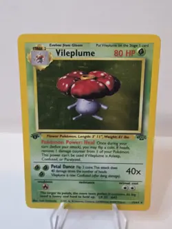 Pokemon TCG Vileplume Jungle Holo Card 15/64 1st Edition Rare - Image 2