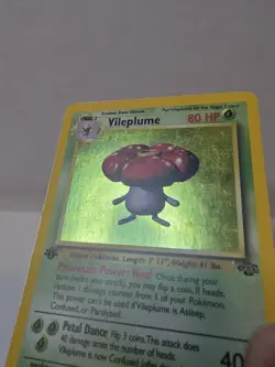Pokemon TCG Vileplume Jungle Holo Card 15/64 1st Edition Rare - Image 3