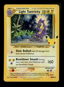 Light Toxtricity SWSH137 Black Star Promo 2021 Celebrations 25th Pokemon Card - Image 1