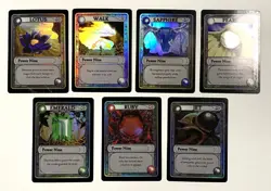 MTG Card Lot of 7 Cards Power Nine Foil Tokens Black Lotus Walk Sapphire HP AD91 - Image 1