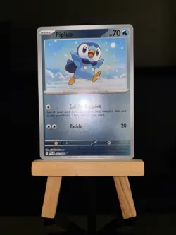 Piplup 027/094 Me02: Phantasmal Flames Reverse Holo NM Pokemon TCG Card - Image 1