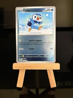 Piplup 027/094 Me02: Phantasmal Flames Reverse Holo NM Pokemon TCG Card - Image 4